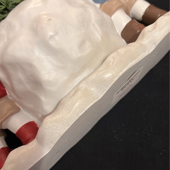 Christmas Holiday Gnome Planter with Pine Tree, Decor - Picture 10 of 12